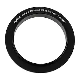 Fotodiox - 52mm Macro Reverse Ring for Nikon Z-Mount Cameras - Reverse Filter Thread to Camera Mount Adapter