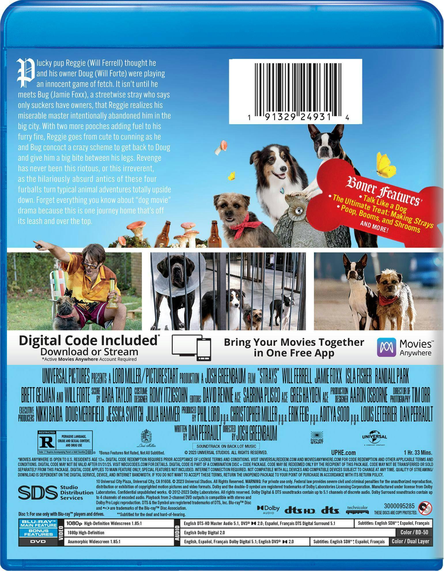 Back. Strays (with DVD) [Blu-ray].