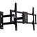 Front. ECHOGEAR - Corner TV Wall Mount for Big TVs - 24" Extension, Swivel, Tilt - Mount TVs Up to 65" in Corner or up to 75" on Flat Wall - Black.