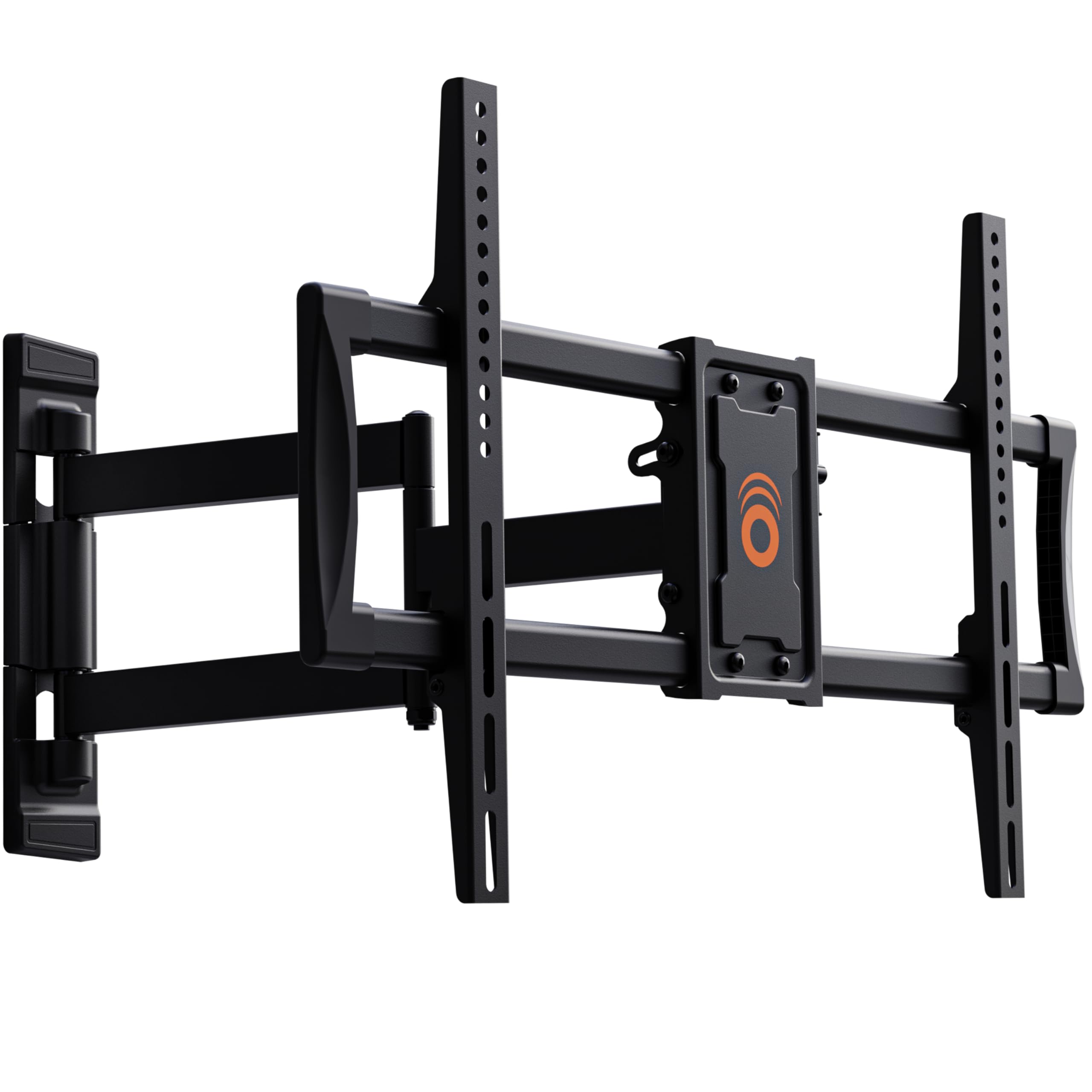 ECHOGEAR - Corner TV Wall Mount for Big TVs - 24" Extension, Swivel, Tilt - Mount TVs Up to 65" in Corner or up to 75" on Flat Wall - Black