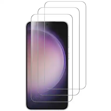 Front. Entronix - Entronix Galaxy A72 Clear Tempered Glass Screen Protector - 3-Piece Pack - Transparent.