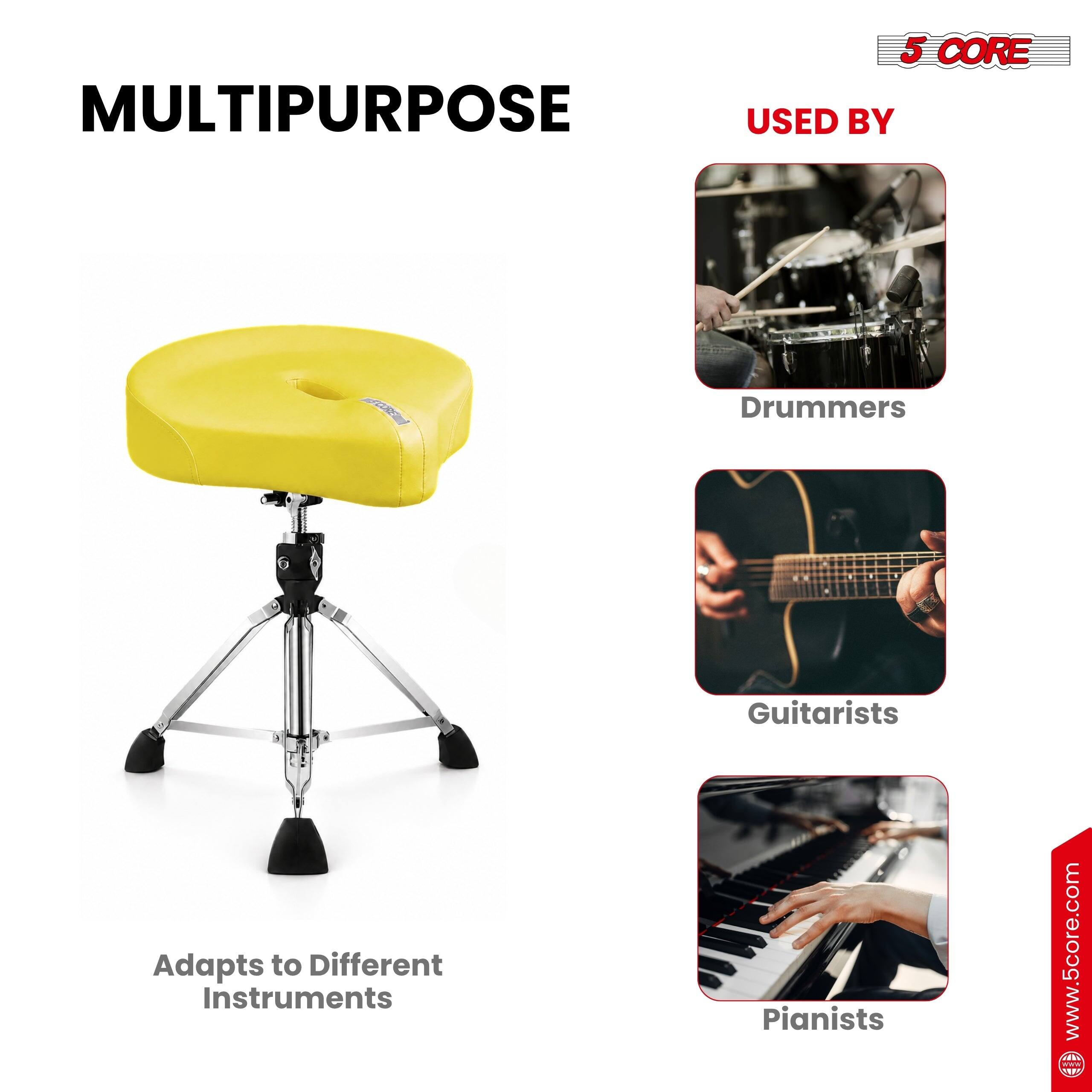 MULTIPURPOSE 5 CORE USED BY Drummers Guitarists Adapts to Different Instruments Pianists www.5core.com
