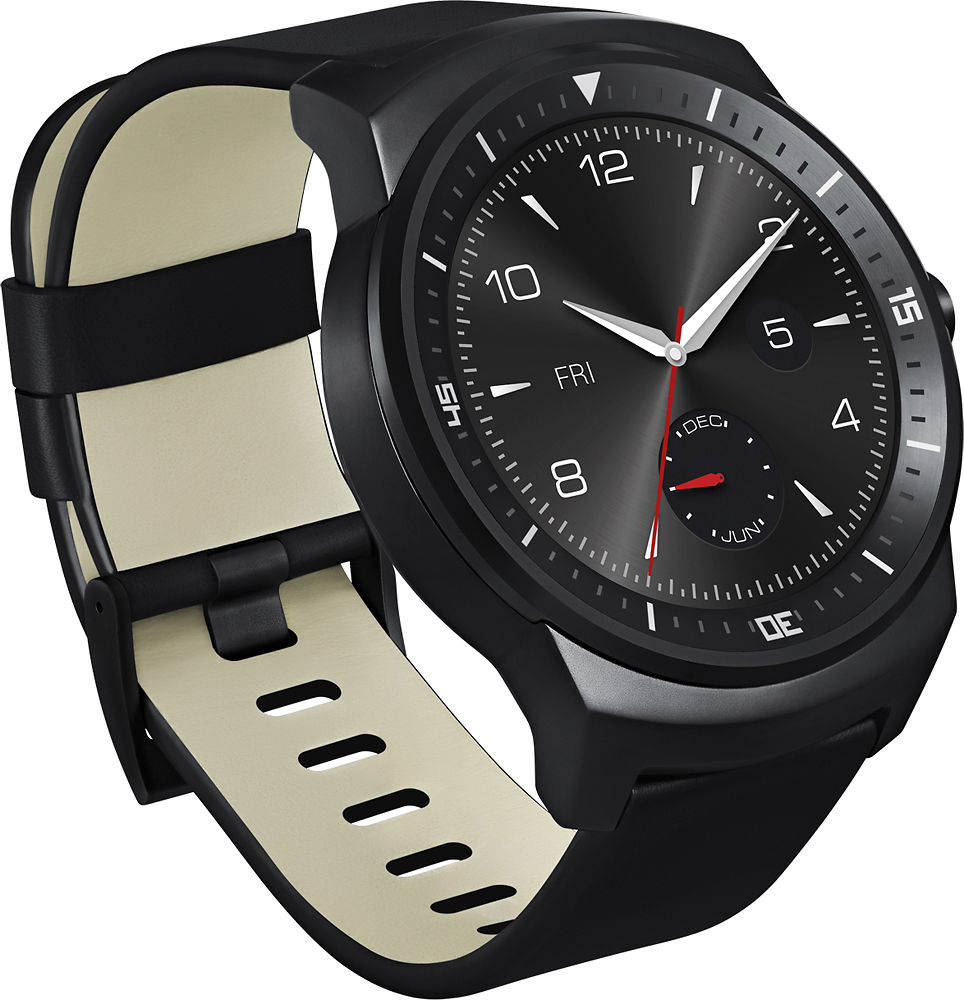 Best Buy: LG G Watch R Android Wear Smartwatch for Android Devices