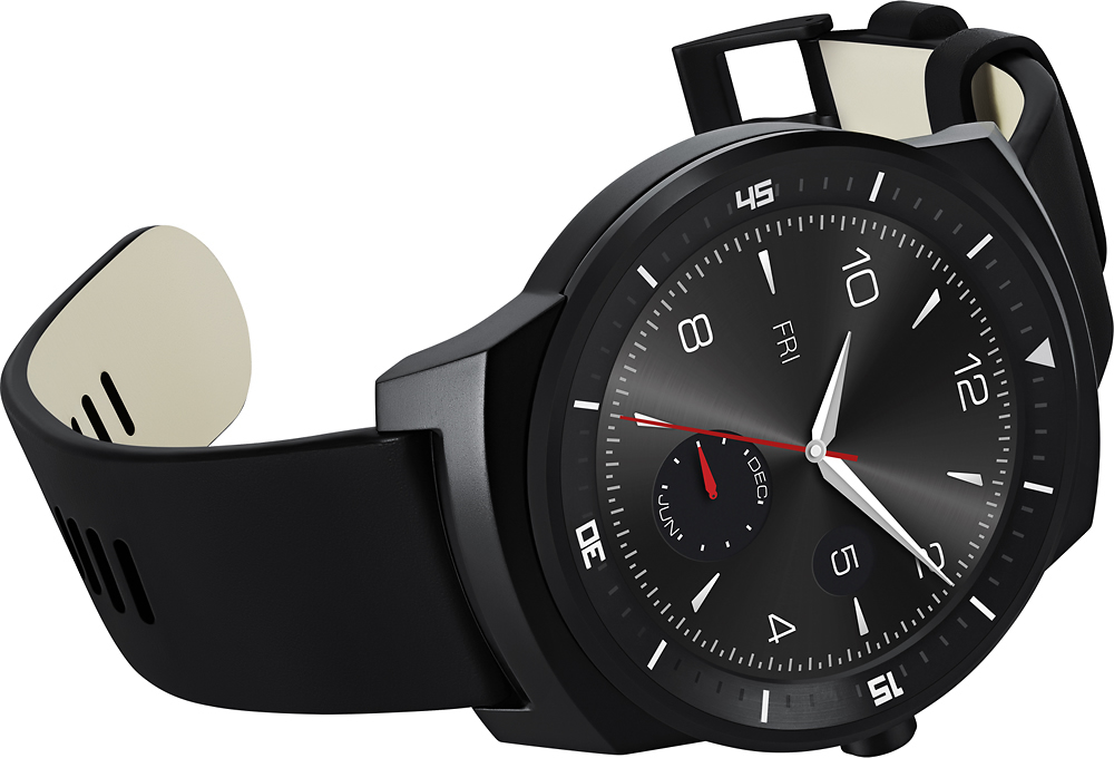 Best Buy: LG G Watch R Android Wear Smartwatch for Android Devices ...