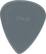 Front Standard. D'Andrea - Brain Picks Nylon Guitar Pick (72-Pack) - Gray.