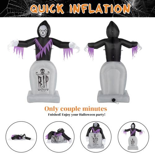 QUICK INFLATION RIP

Only couple minutes Finished! Enjoy your Halloween party!
