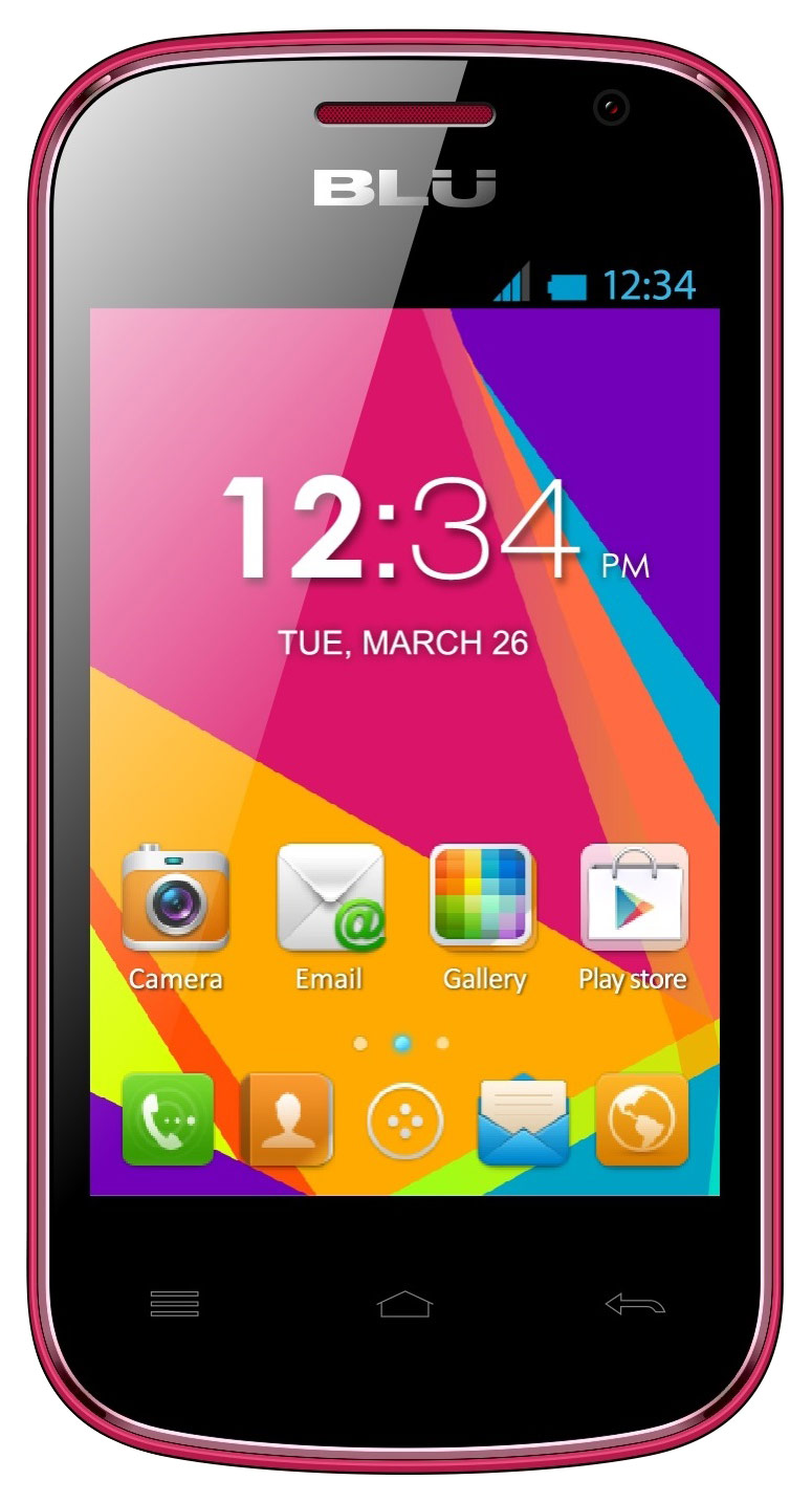  BLU - Dash Jr W D141w Cell Phone (Unlocked) - Pink