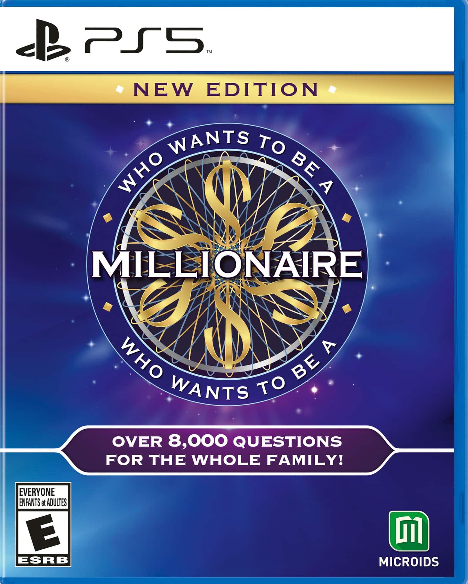 Front Zoom. Who Wants to be a Millionaire New Edition - PlayStation 5.
