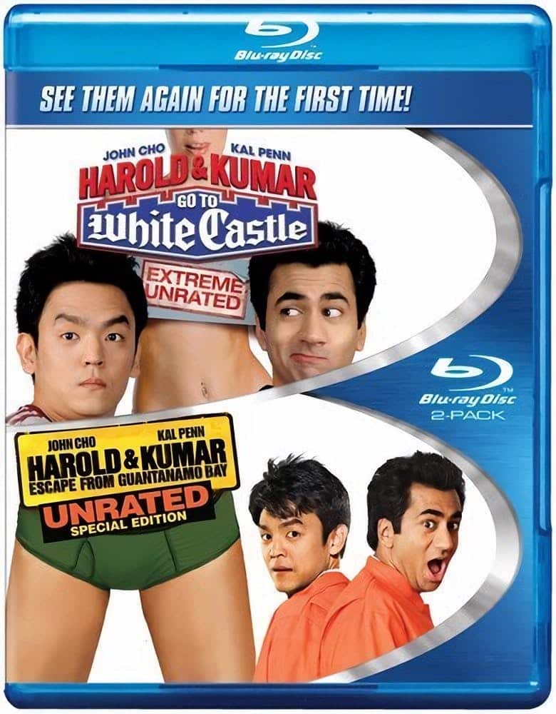 Harold & Kumar Go White Castle & Harold & Kumar Escape from Guantanamo (Blu-ray Double Feature) [Blu-ray]