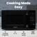 Cooking Made Easy
FARBERWARE
8 Cooking Programs
1.1 cu. ft
10 Power Levels
1000 Watts
1:00
Popcorn
Potato
Pizza
Frozen Vegetable
Fresh Vegetable
Beverage
Meat
Reheat
Bread
Power
Defrost
Kitchen Timer
1 2 3
4 5 6
7 8 9
STOP
0
START