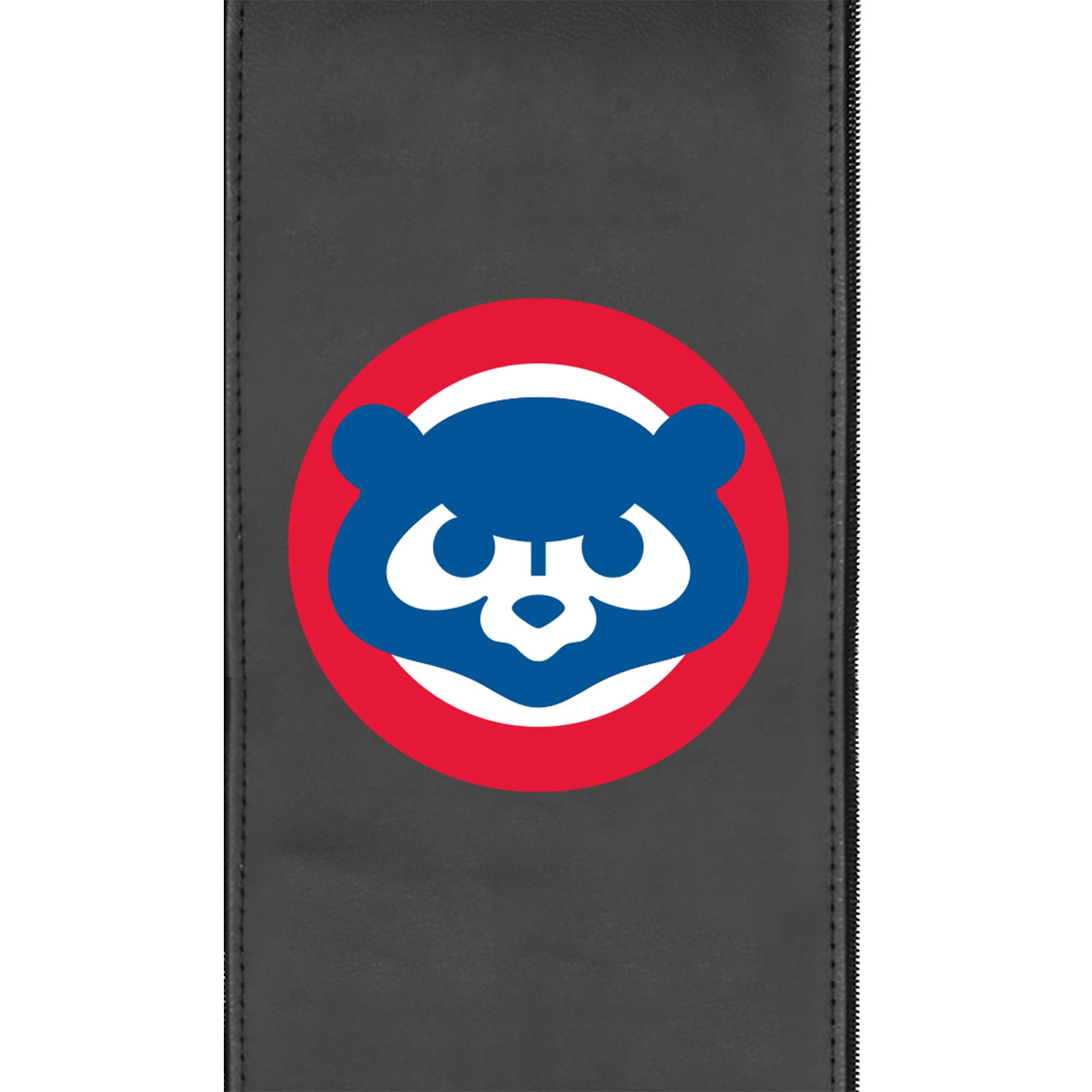 Alt View 2. DreamSeat - Black Chicago Cubs Team Logo Stealth Manual Recliner - Black.