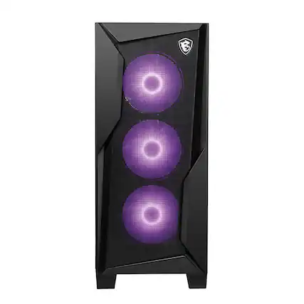 Front. MSI - MSI Codex R2 AI B2NVL7-444US Gaming Desktop Computer - Black.