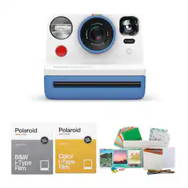 Polaroid Originals - Polaroid Now VF i-Type Instant Camera Bundle with Film & Accessory Kit - Blue
