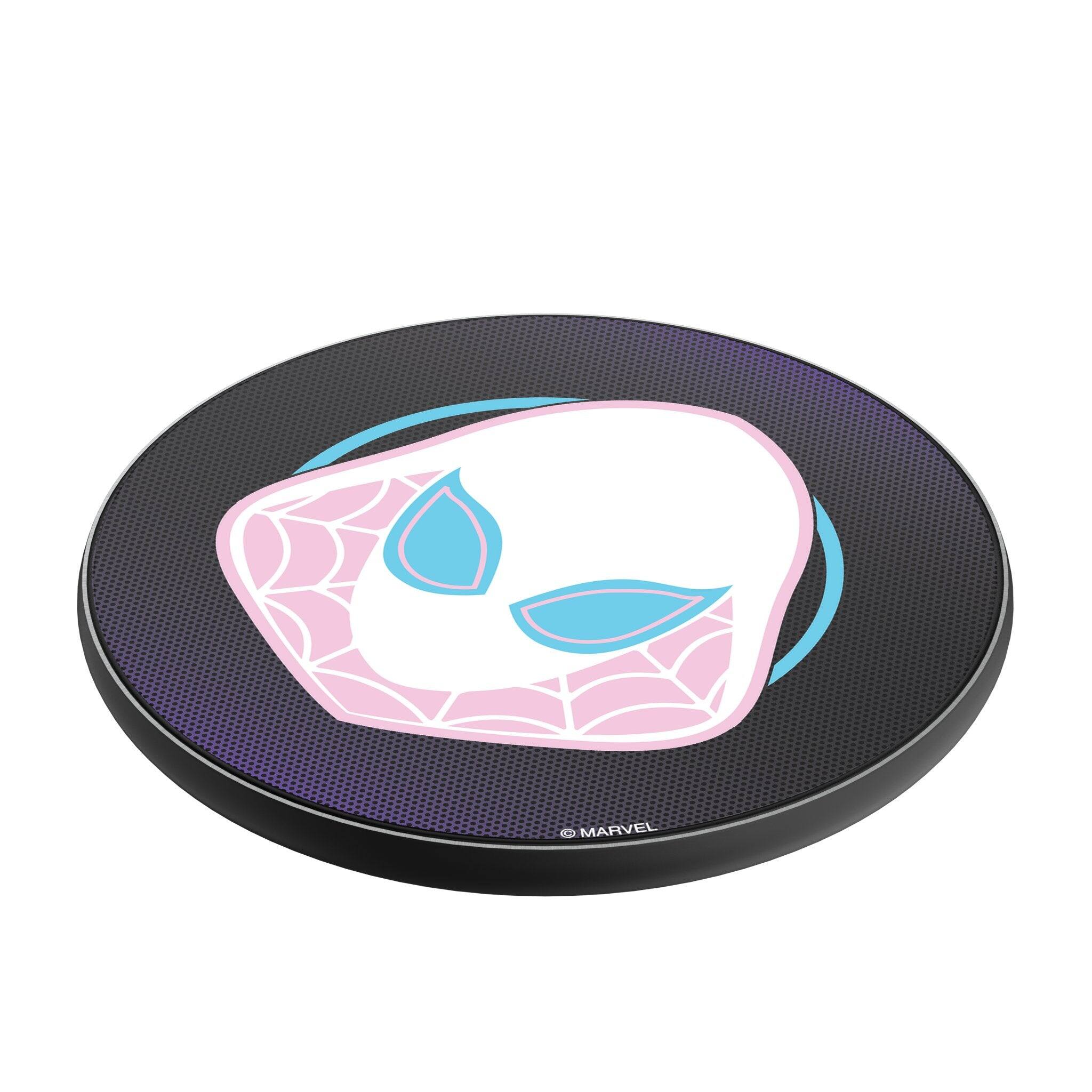 Angle. Keyscaper - Marvel Grid 15-Watt Wireless Charger - Spider-Gwen.
