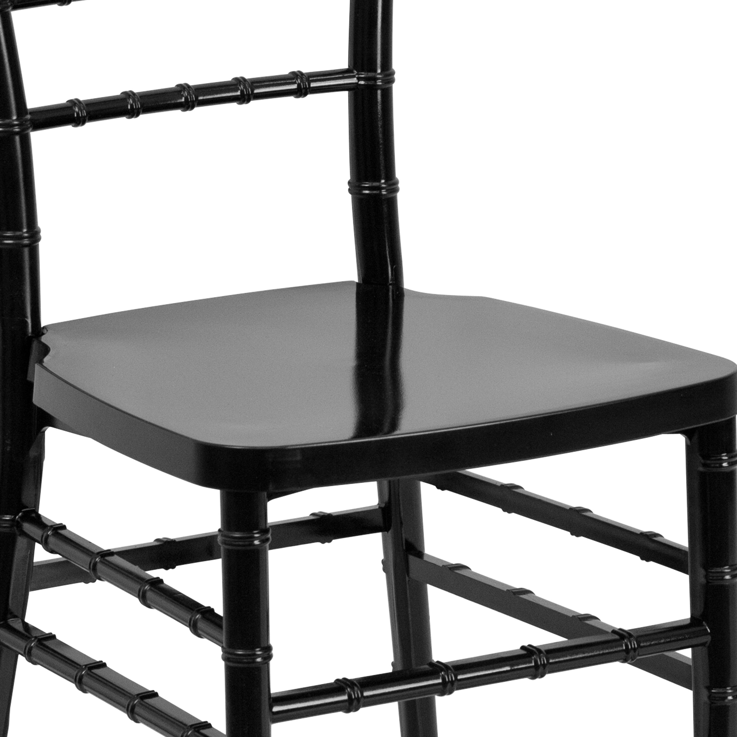 Alt View 20. Alamont Home - HERCULES PREMIUM Series Resin Stacking Chiavari Chair - Black.