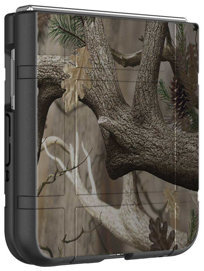 Alt View 8. Nakedcellphone - Slim Case for Motorola RAZR+ 2024/2025/2026 Flip Phone (RAZR PLUS) - Camo.