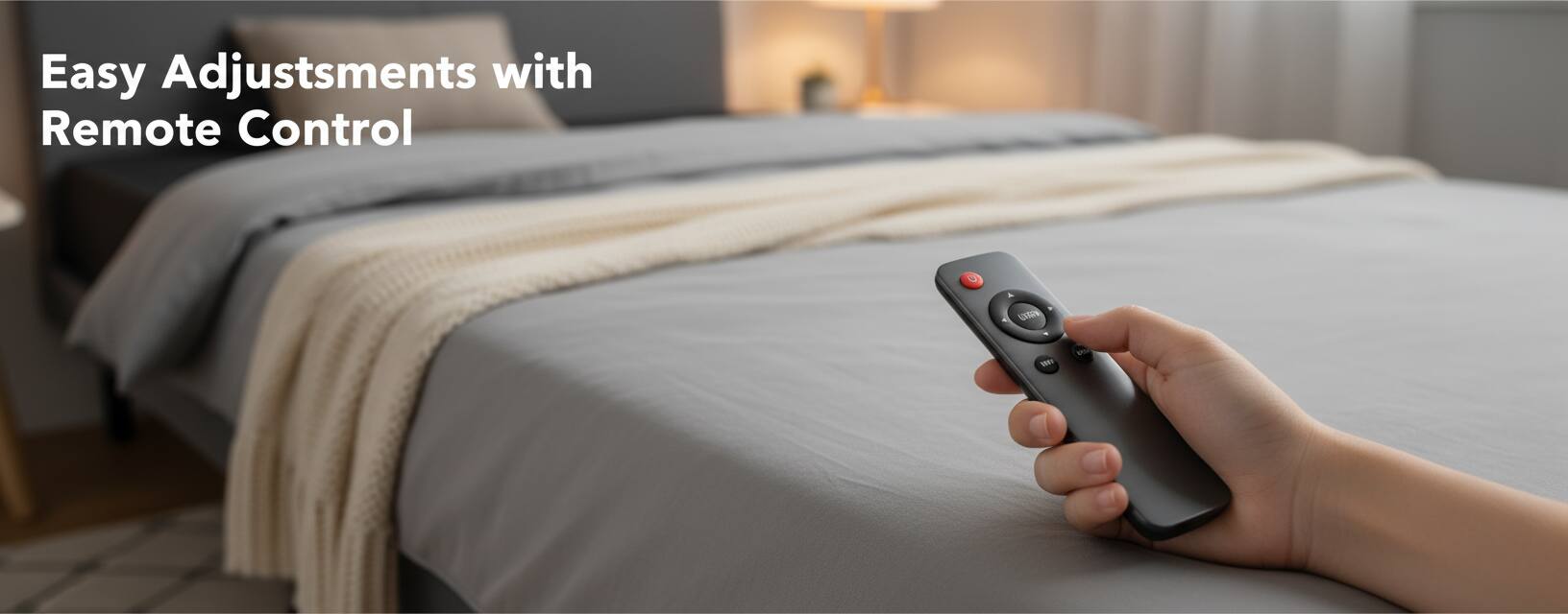Easy Adjustments with Remote Control