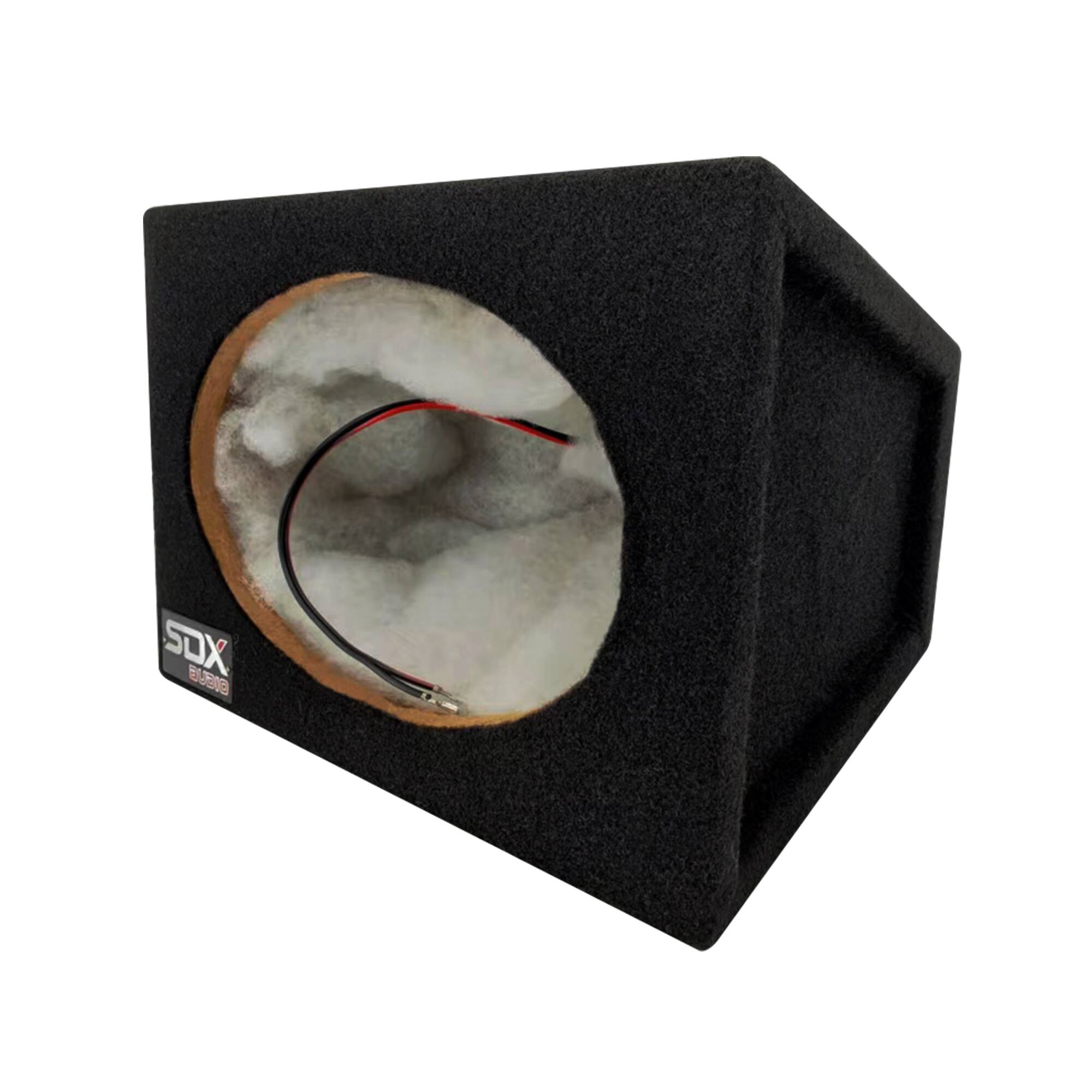 Alt View 3. SDX Audio - 6"x9" Speaker Enclosure Pair w Internally Pre-Wired Fast-On Terminal - Black.