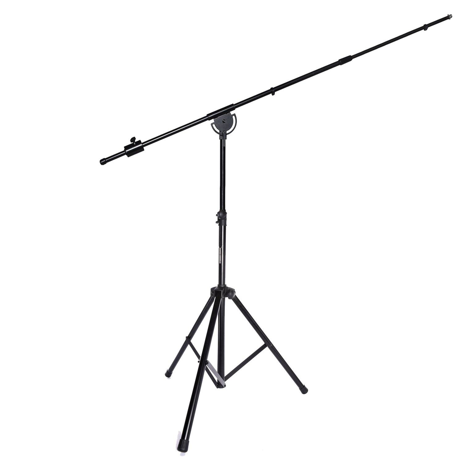 Lyxpro - 93" Microphone Stand & 76” Arm Boom Stand with Foldable Tripod Legs & Counterweight