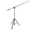 Front. Lyxpro - 93" Microphone Stand & 76” Arm Boom Stand with Foldable Tripod Legs & Counterweight - Black.