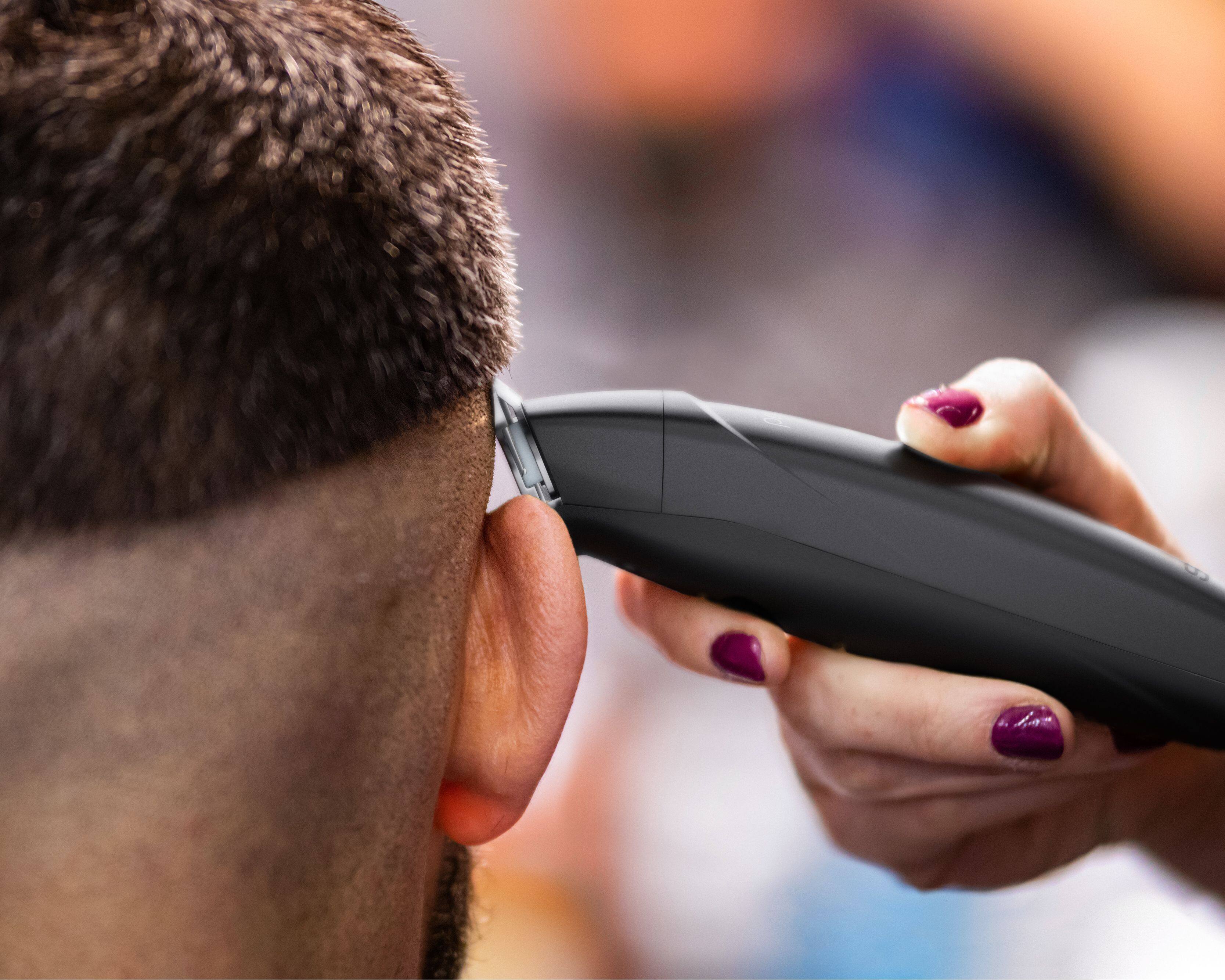 Left. StyleCraft - Protégé Professional Cordless Hair Trimmer - Matte Metallic Black.