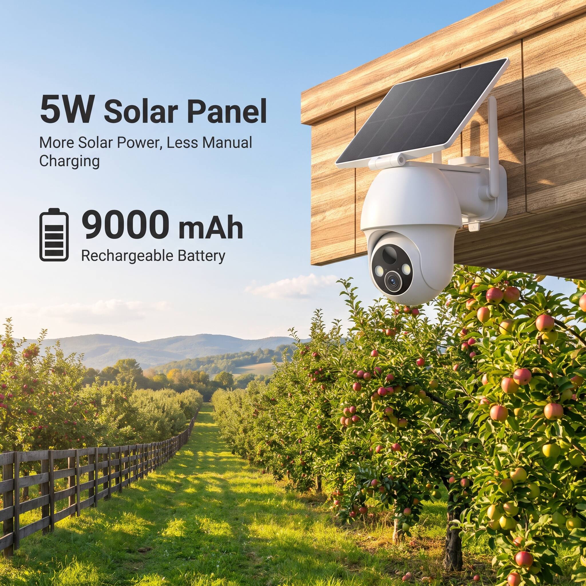 COQOOL 4G LTE Solar Security Camera Wireless Outdoor, No WiFi, 2K HD ...