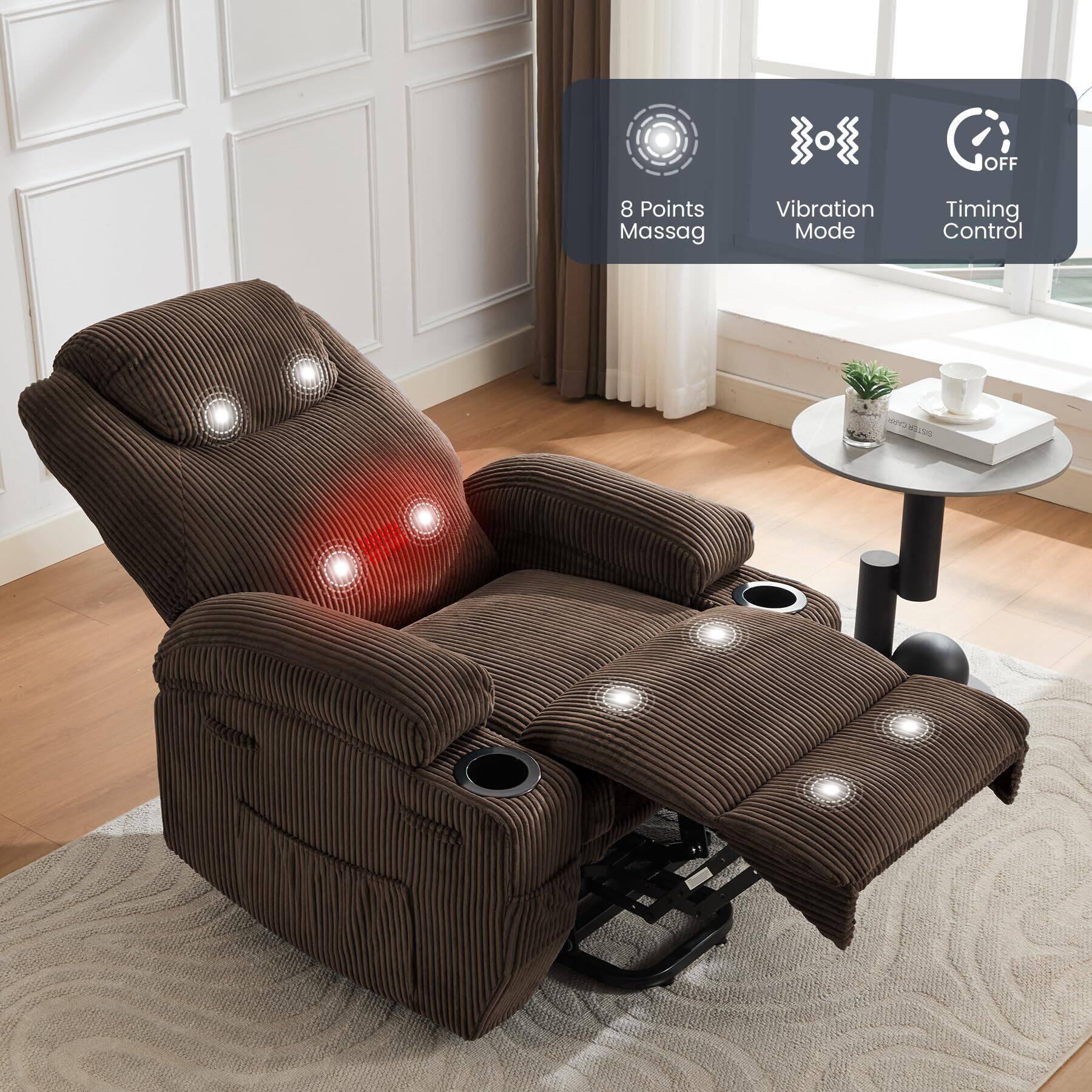 8 Points Massag  
Vibration Mode  
Timing Control