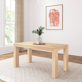 Plank+Beam - Modern Rectangular Dining Table (60in / 1524mm) - Blonde Wirebrush