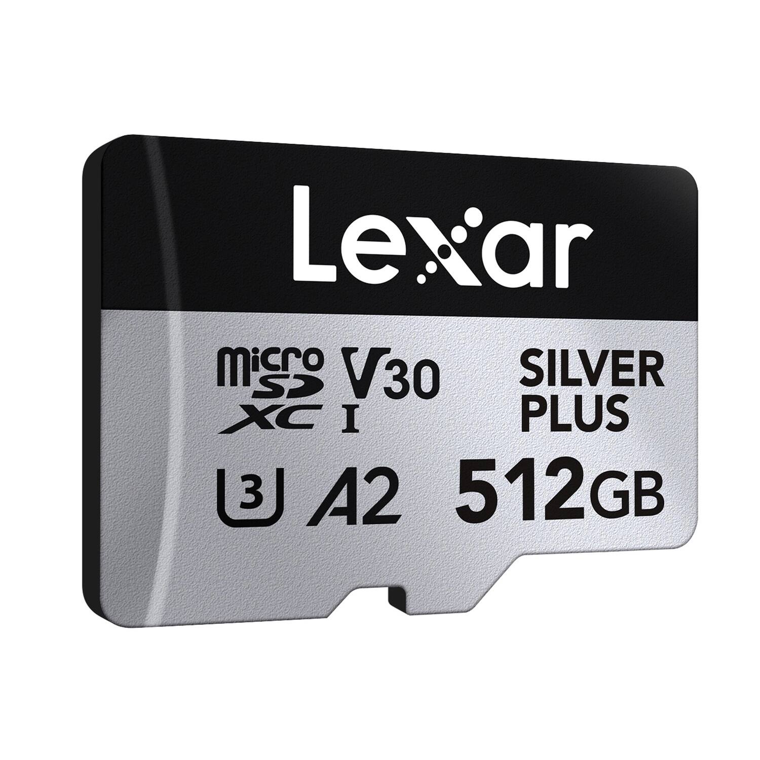 Lexar microSD V30 SILVER PLUS XC I A2 512GB