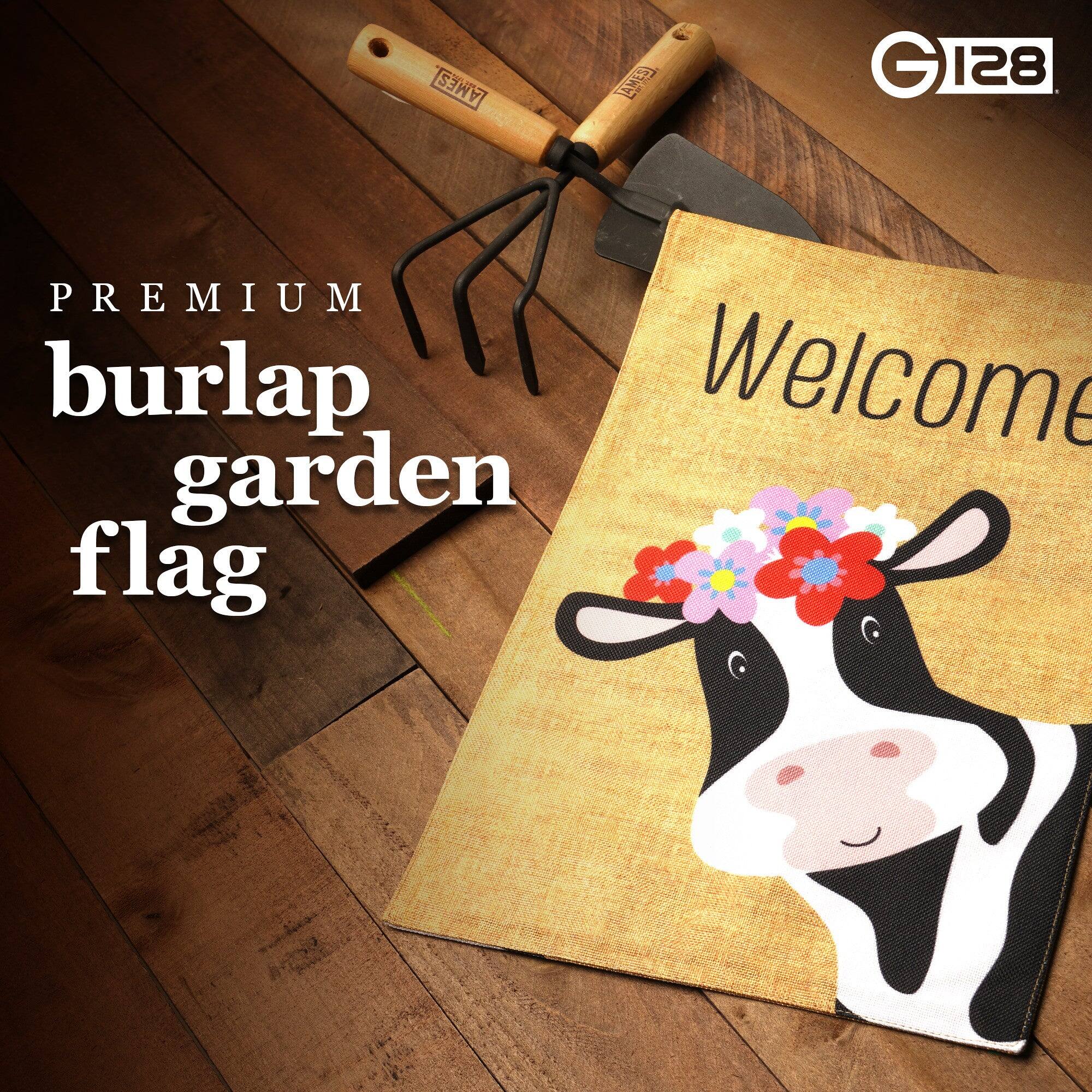 PREMIUM burlap garden flag

Welcome

G128