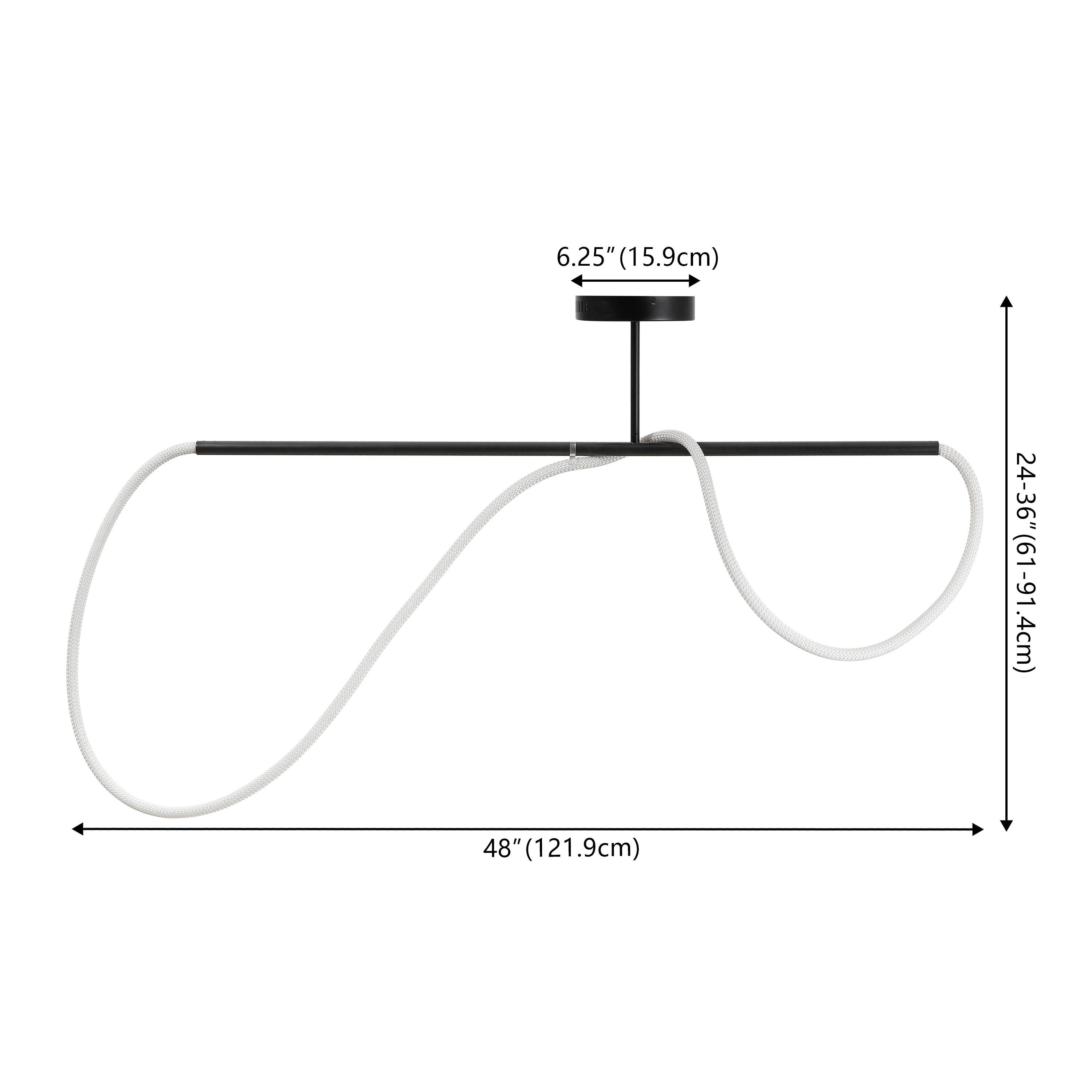 6.25" (15.9cm)  
24-36" (61-91.4cm)  
48" (121.9cm)
