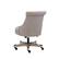 Alt View Zoom 11. Linon Home Décor - Scotmar Plush Button-Tufted Adjustable Office Chair With Wood Base - Light Gray.