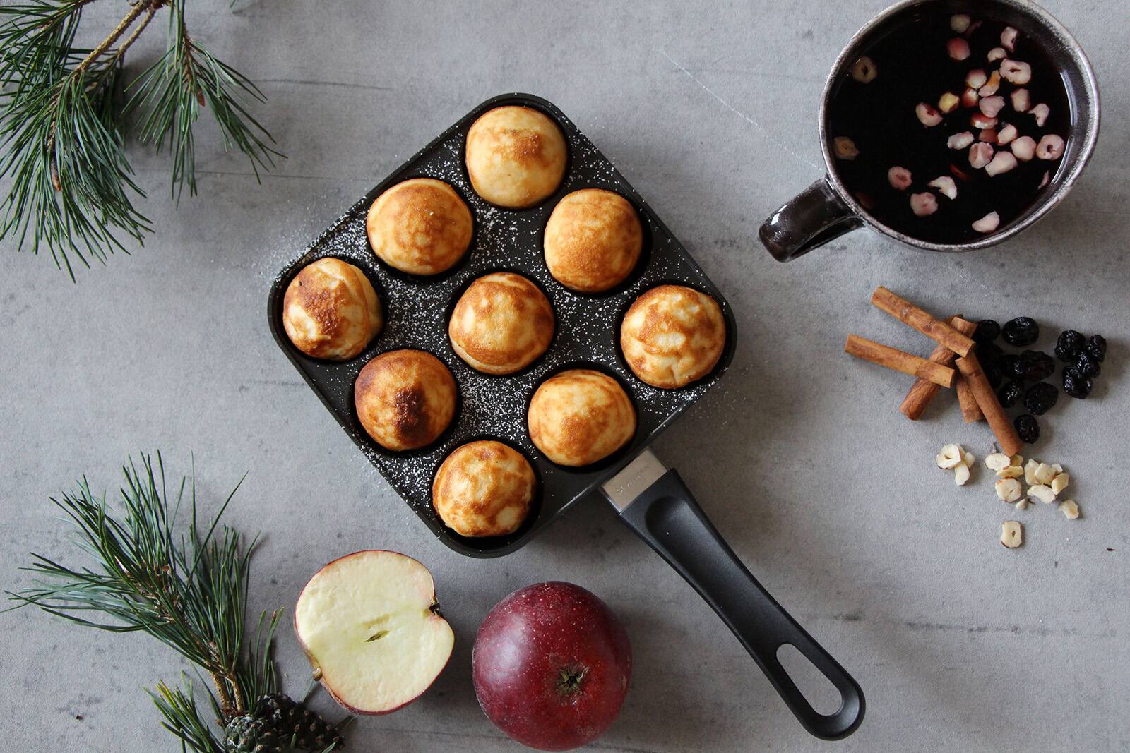 Alt View 3. Scanpan - Classic Aebleskiver Puff Dumpling Pan - Black.