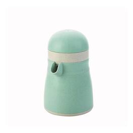 Forest'nSky - Manual Citrus Juicer - 2-in-1 Lemon Orange Press with Strainer & Pour Spout Container - Green