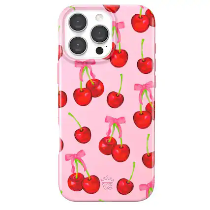 Front. VELVET CAVIAR - VELVET CAVIAR iPhone 16 Pro Max Case - Sweet Cherry - Sweet Cherry.