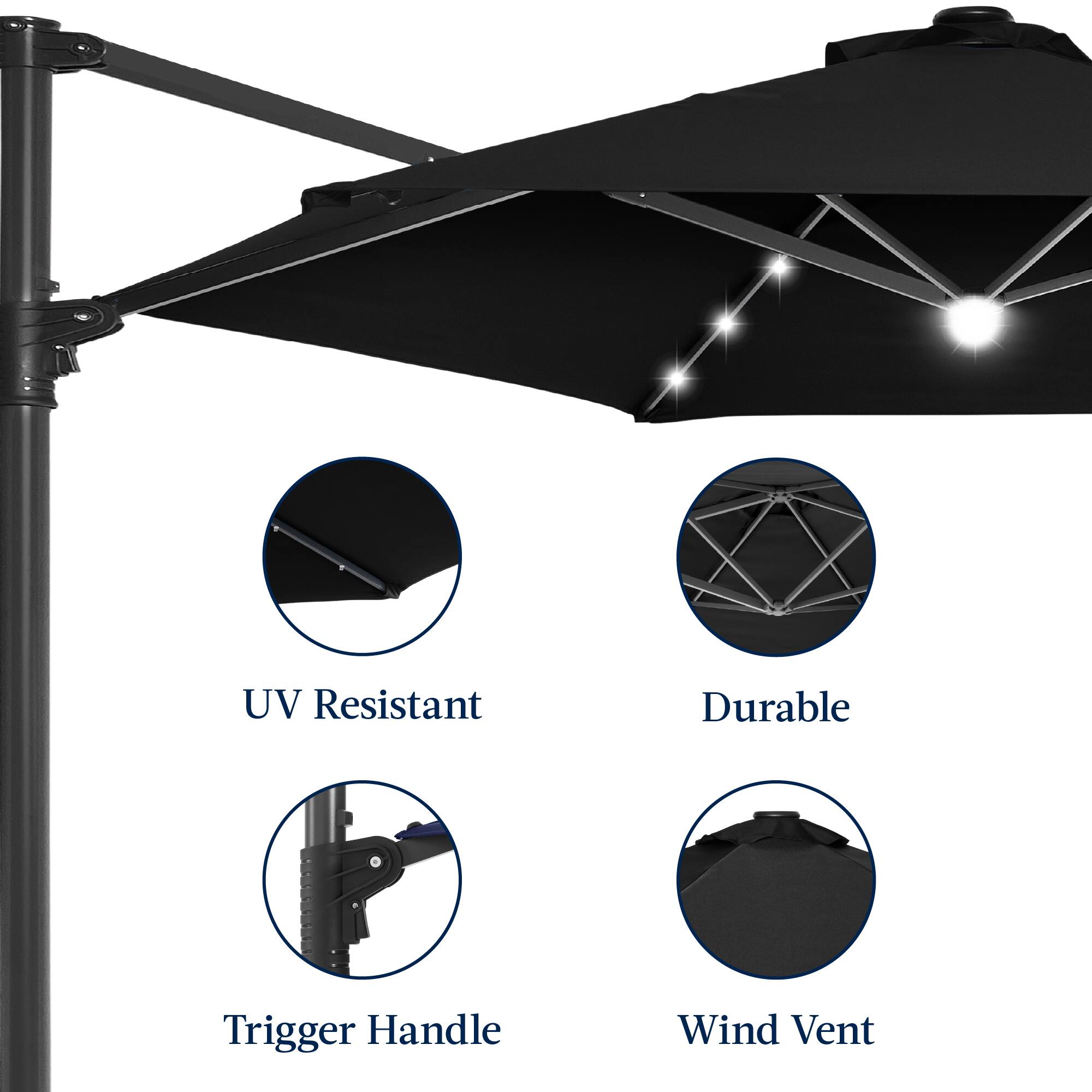 UV Resistant  
Durable  
Trigger Handle  
Wind Vent