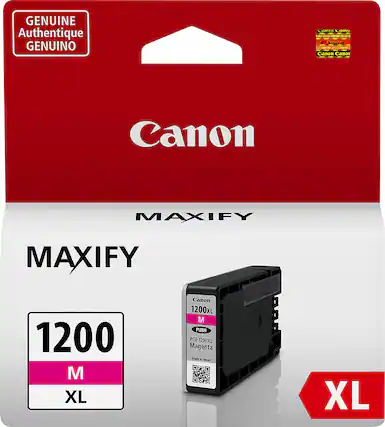 Front. Canon - PGI-1200 XL High-Yield Ink Cartridge - Magenta.