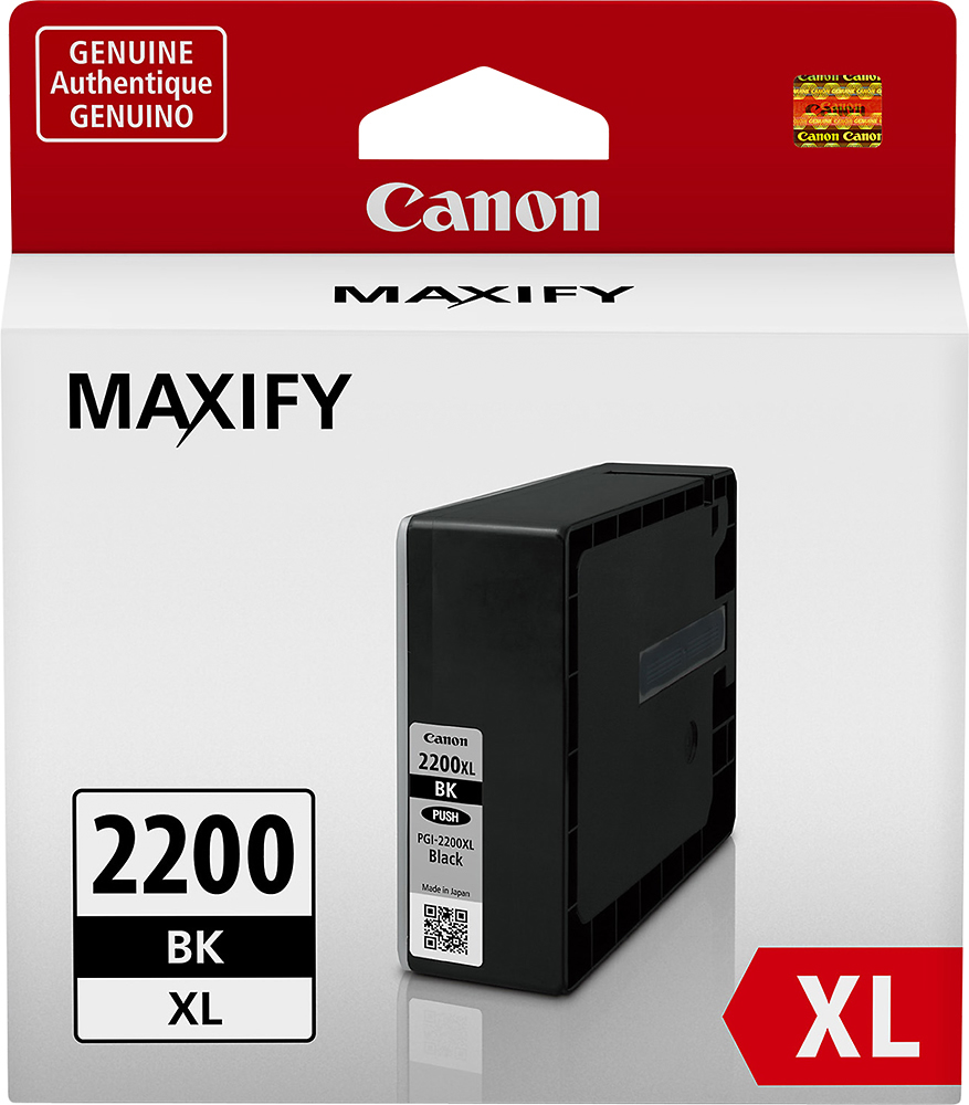 Best Buy: Canon PGI-2200 XL High-Yield Ink Cartridge Black 9255B001
