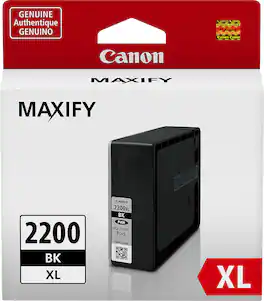 Canon - PGI-2200 XL High-Yield Ink Cartridge - Black