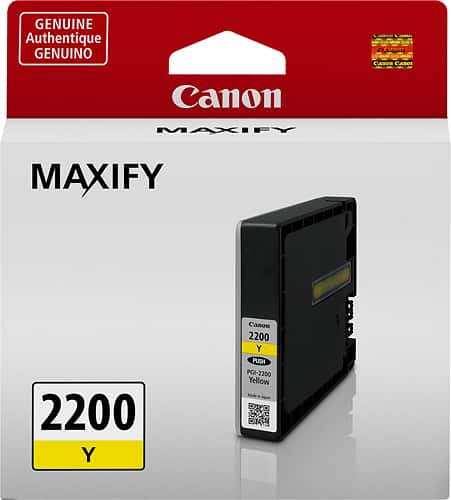 Canon - PGI-2200 Ink Cartridge - Yellow - Larger Front