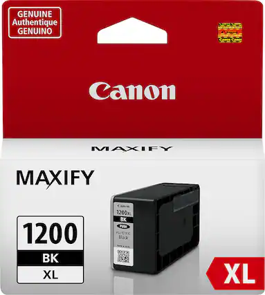Front. Canon - PGI-1200 XL High-Yield Ink Cartridge - Black.