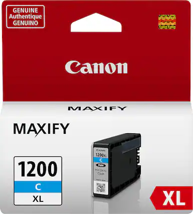 Front. Canon - PGI-1200 XL High-Yield Ink Cartridge - Cyan.