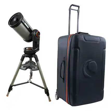 Front. Celestron - Celestron NexStar Evolution Series 9.25" Telescope with NexStar Case and Tripod.
