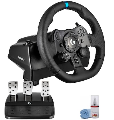 Logitech G923 Racing Wheel and Pedals Trueforce Sim Driving Wheel Logitech G923 Racing Wheel and Pedals Trueforce Sim Driving Wheel