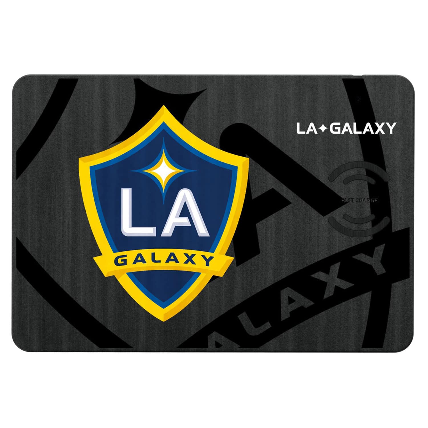 Keyscaper - LA Galaxy Mono Tilt Logo Wireless Charger & Mouse Pad - Multicolor