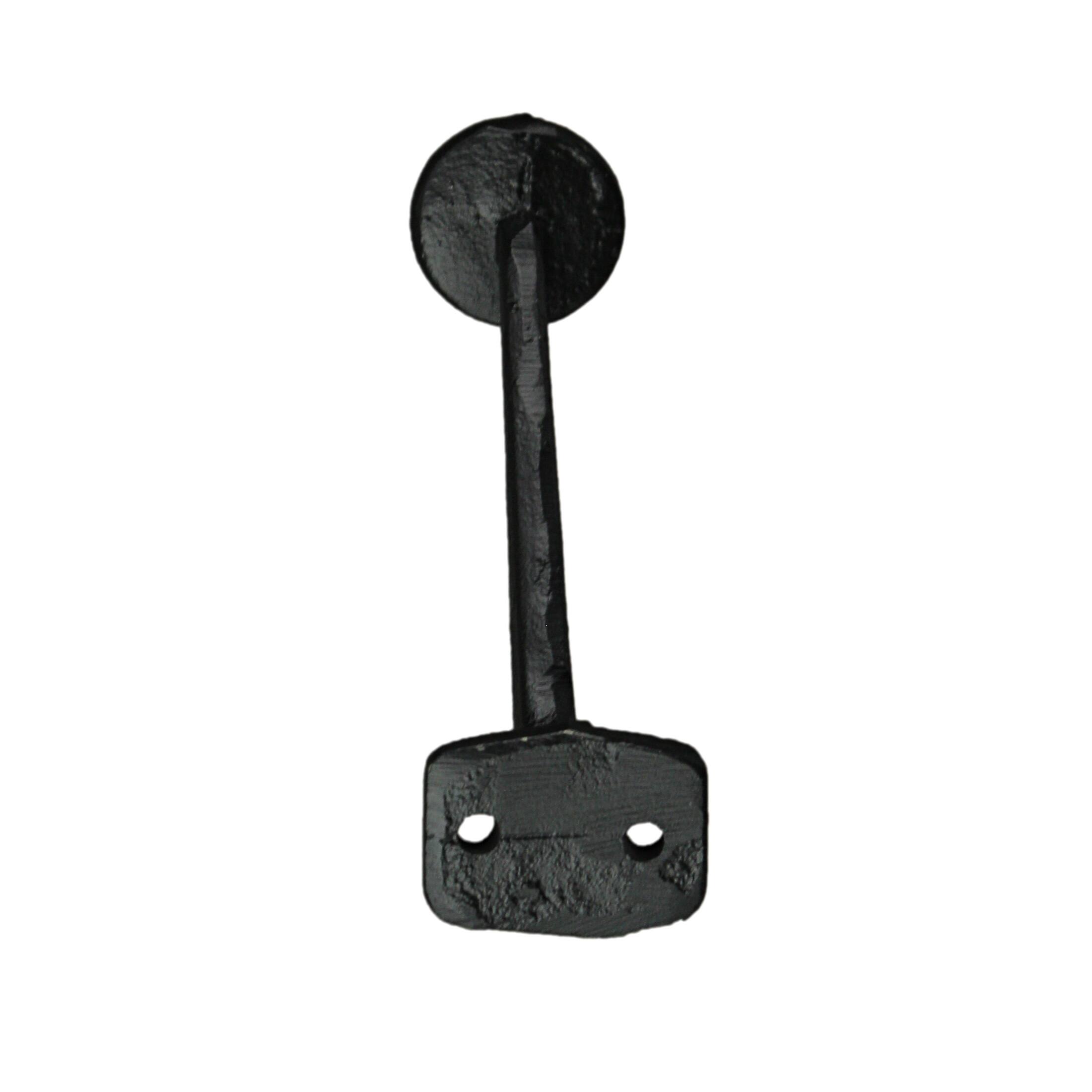 Alt View 2. Things2Die4 - Set of 6 Cast Iron Typewriter Key Button Coat Hooks Wall Mounted Towel Hanging Rack - Black.