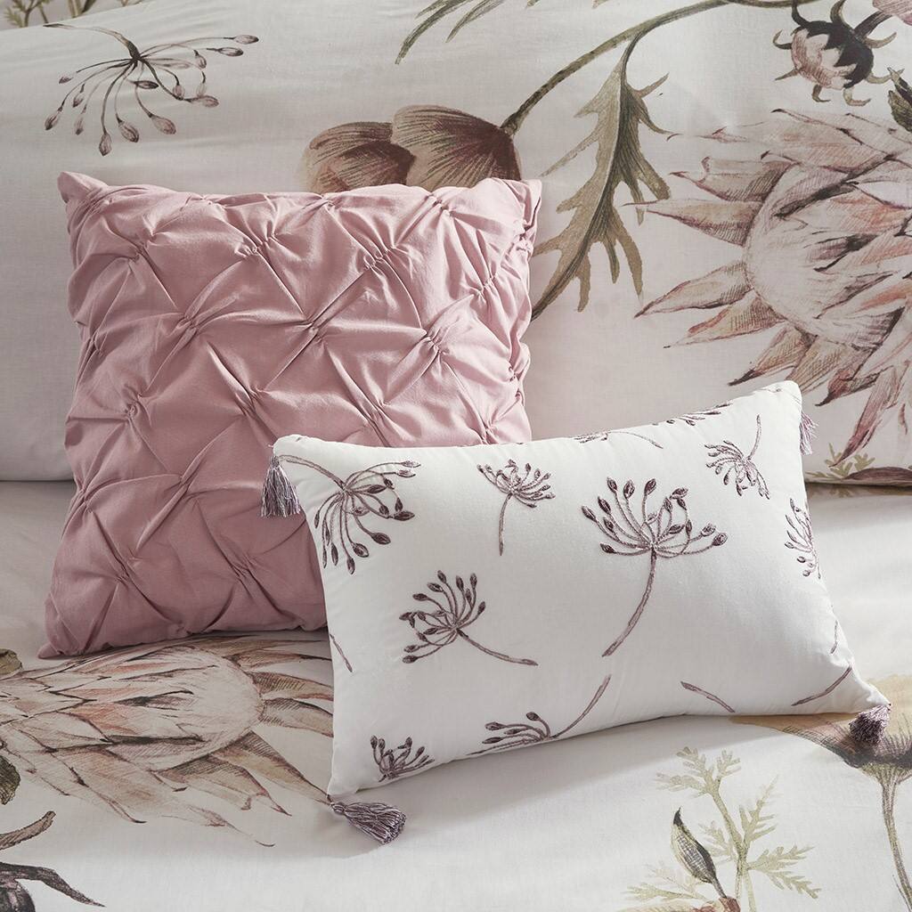 Alt View 2. Gracie Mills - Gracie Mills Kyrie 8-Piece Cotton Printed Comforter Set - Blush.