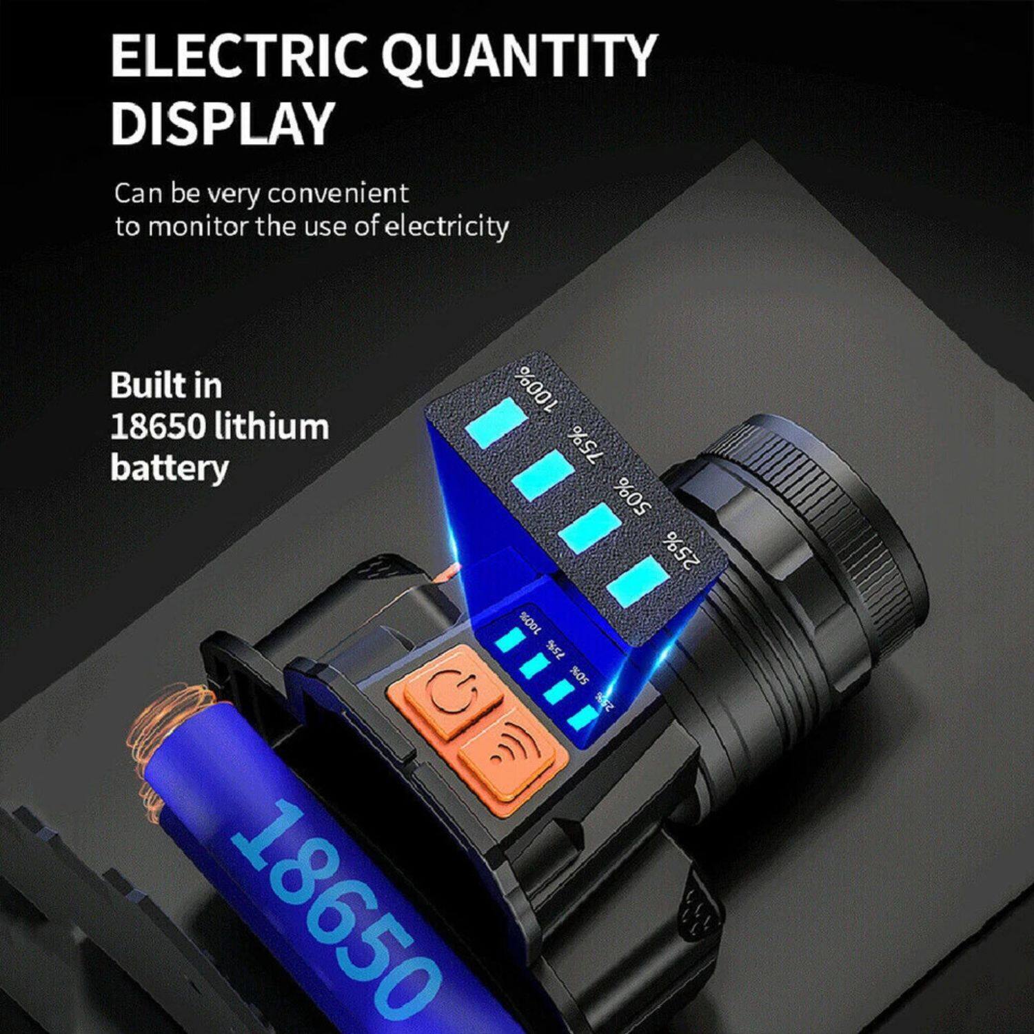 ELECTRIC QUANTITY DISPLAY

Can be very convenient to monitor the use of electricity

Built in 18650 lithium battery