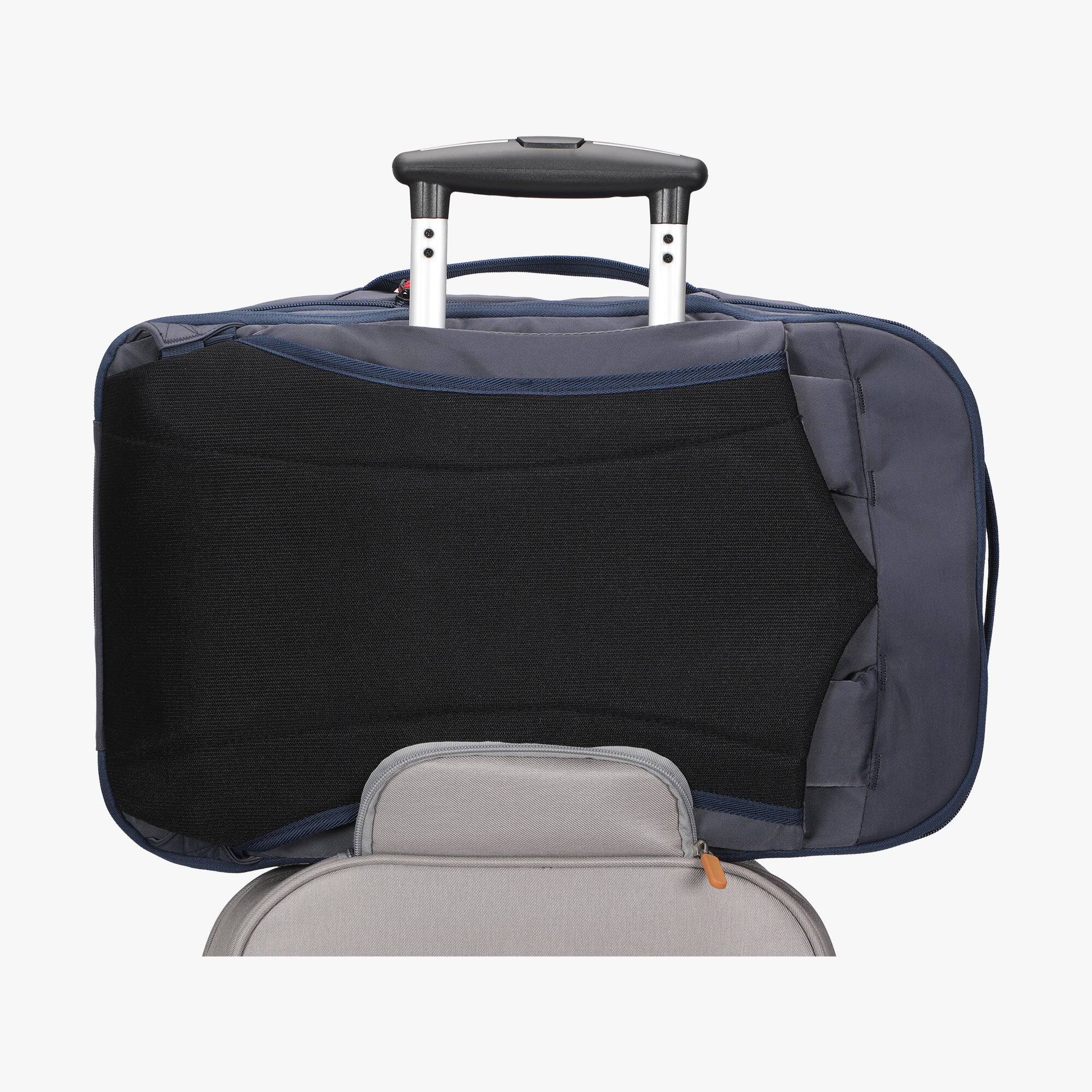 Back. Hynes Eagle - Expandable Carry-On Travel Backpack (40L) - Dark Blue.