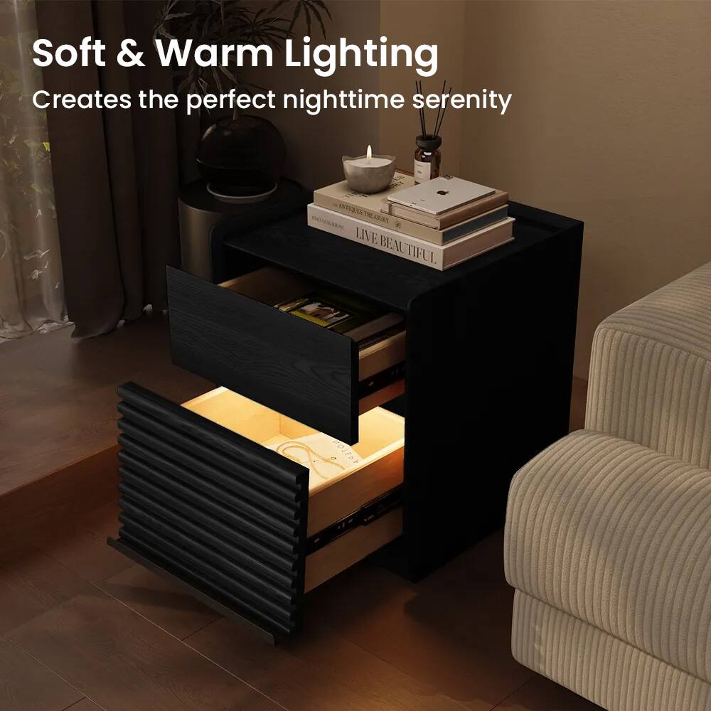 Soft & Warm Lighting Creates the perfect nighttime serenity